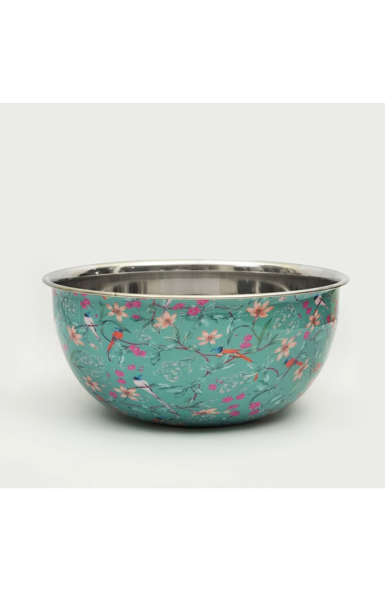 Mela Artisans Aqua Flora Bowl & Whisk Set, Alternate, color, Aqua Flora