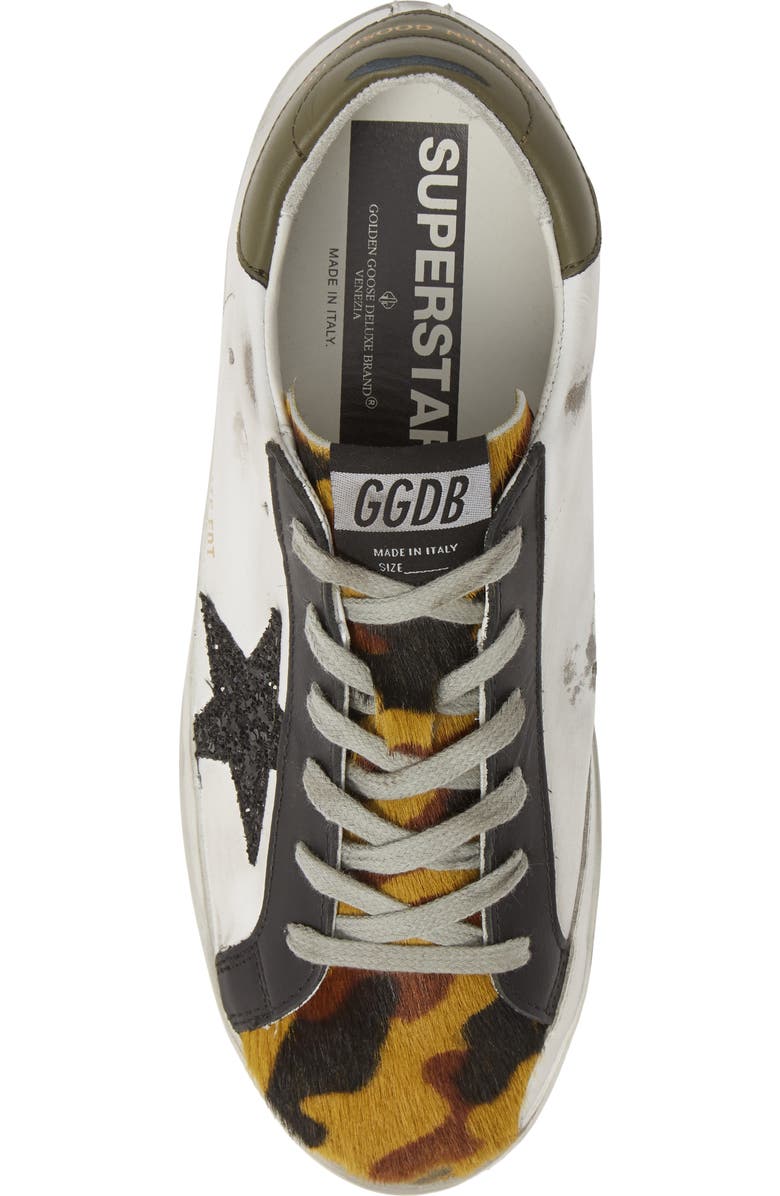 Golden Goose Superstar Genuine Calf Hair Sneaker, Alternate, color,