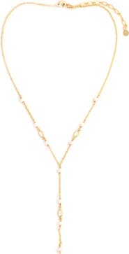 Panacea Freshwater Pearl Y Necklace