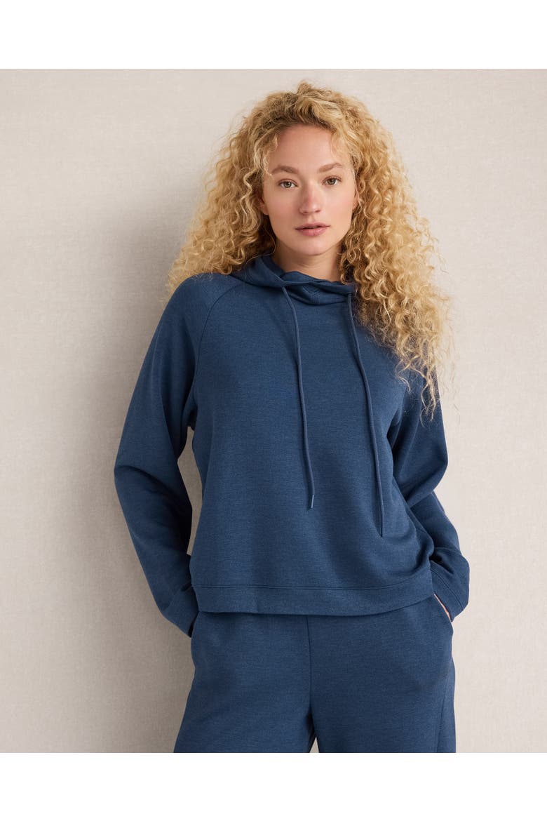 Balance Soft Knit Raglan Hoodie, Main, color, Twilight Hthr