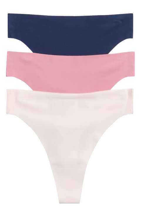Cool Luxe 3-Pack Thongs