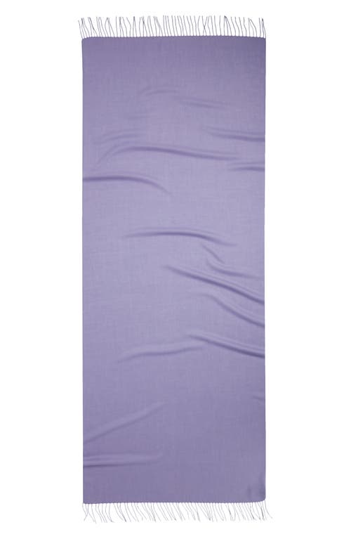 Nordstrom Tissue Weight Wool & Cashmere Scarf In Purple Daybreak