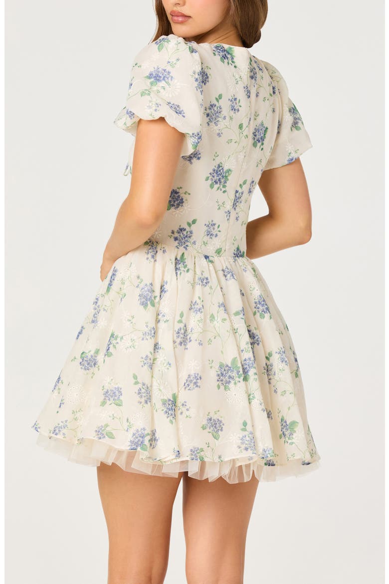 Sommer Minidress, Alternate, color, IVORY FLORAL