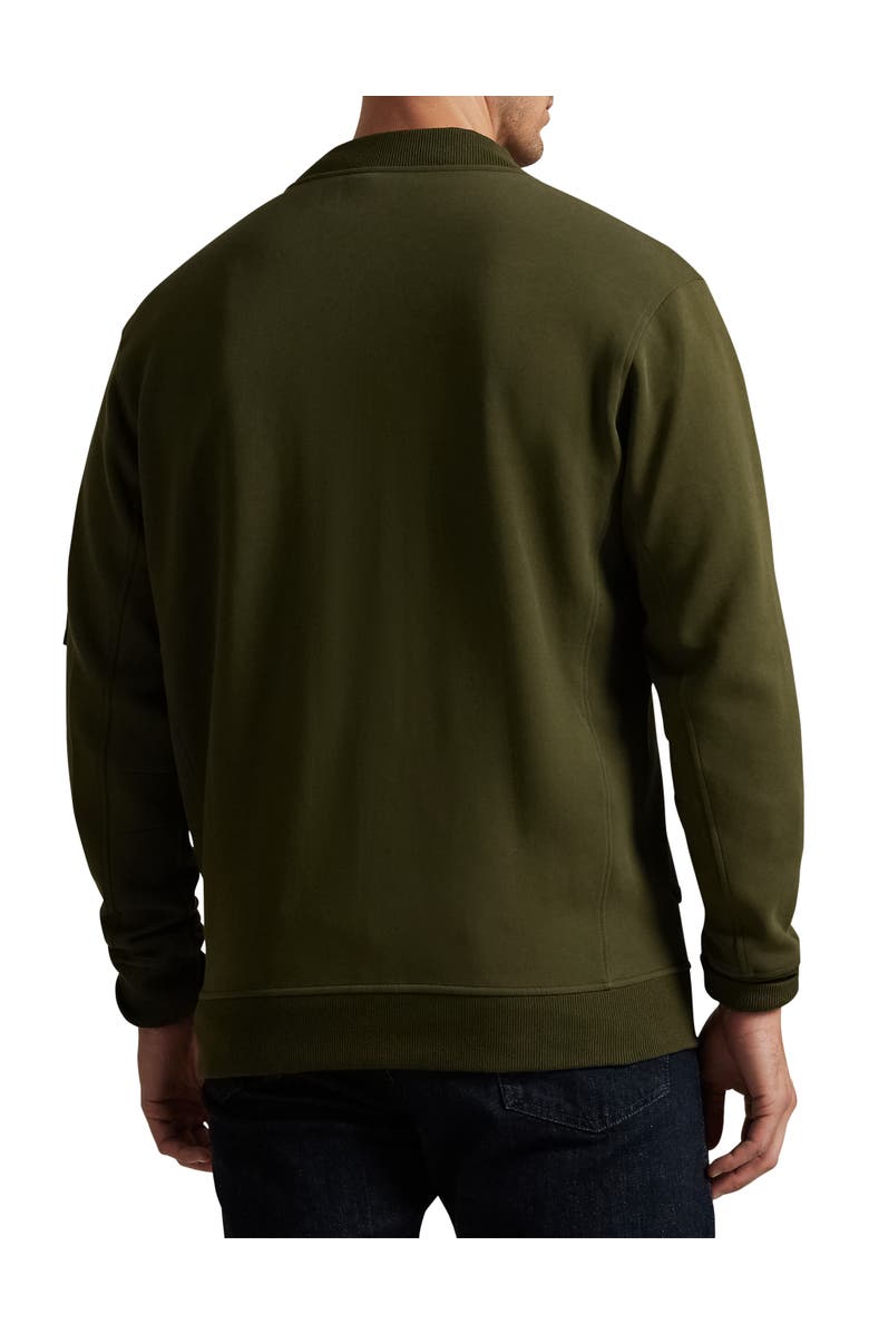 Polo Ralph Lauren Big & Tall Double-Knit Bomber Jacket, Alternate, color, Company Olive