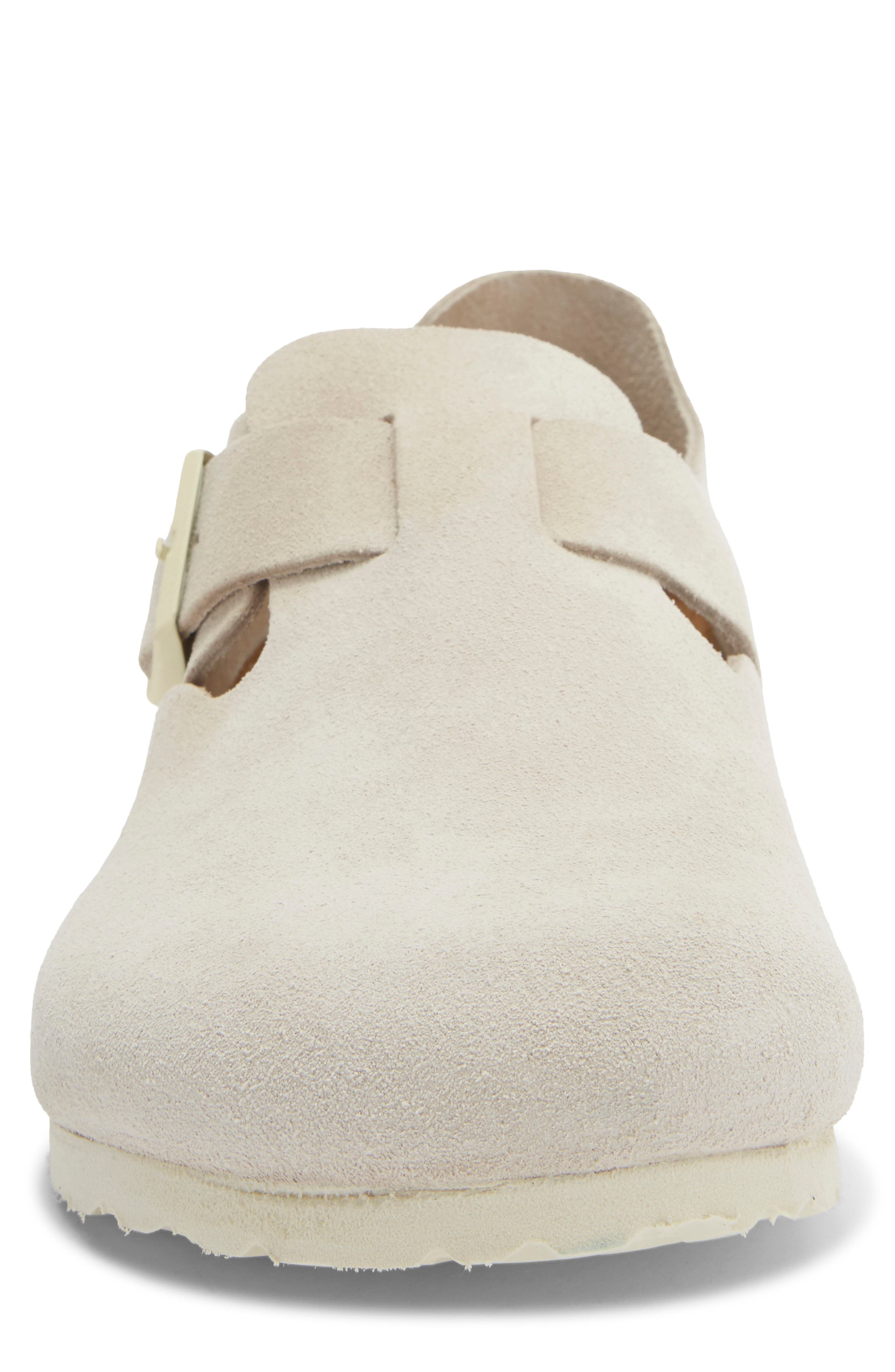 Birkenstock London Clog, Alternate, color, Antique White