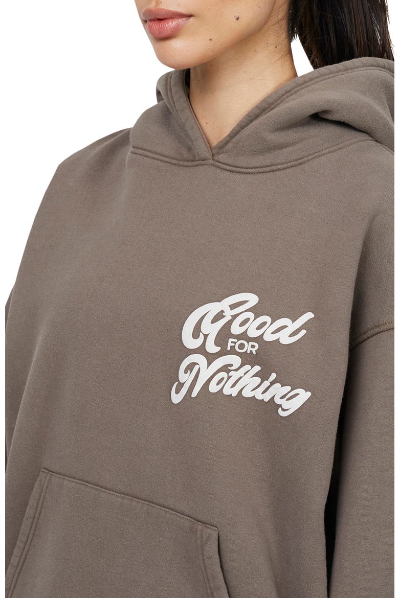 Funk Relaxed  Hoodie, Alternate, color, Brown