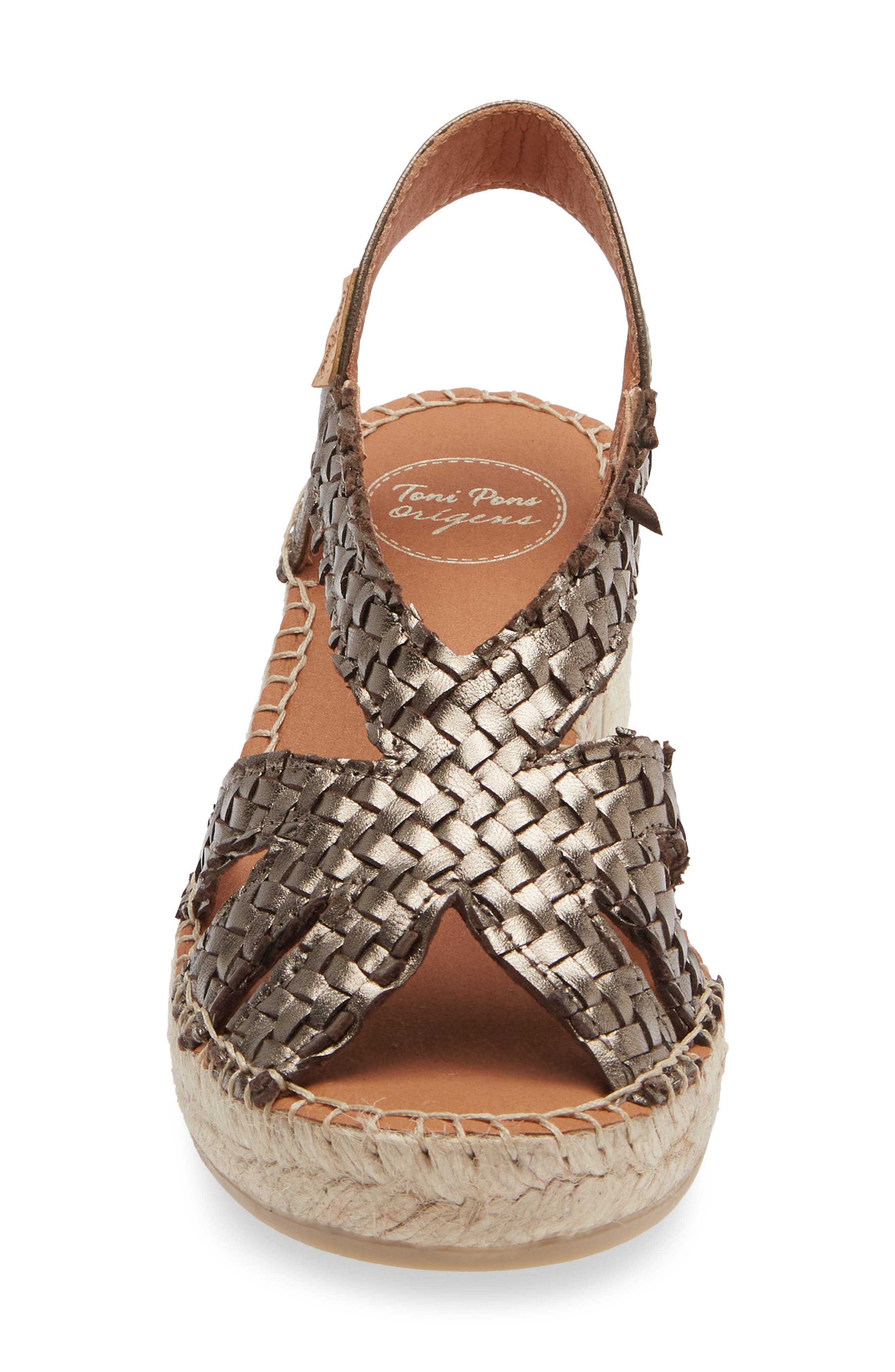 Toni Pons Doris Espadrille Sandal, Alternate, color, Bronze