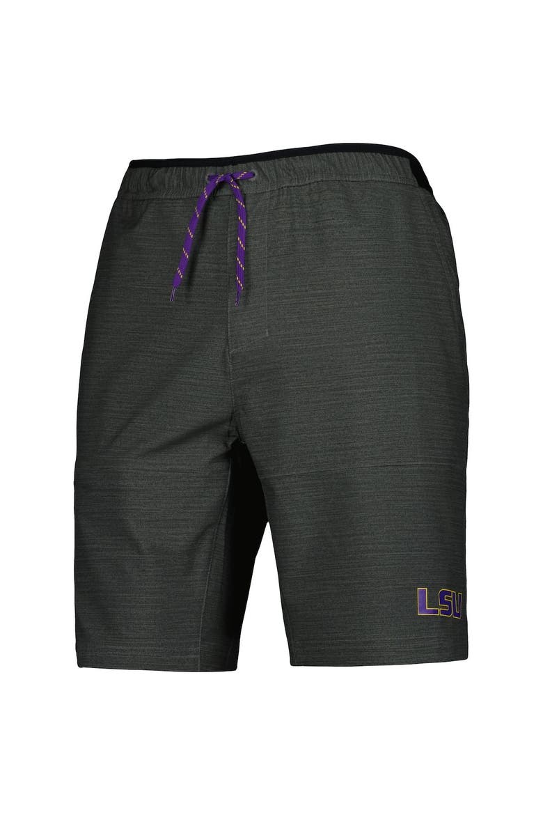 Men's Columbia Gray LSU Tigers Twisted Creek Omni-Shield Shorts, Alternate, color, Gray