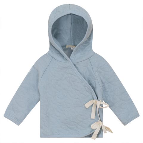 Stars Front Neck Quilted Jacket