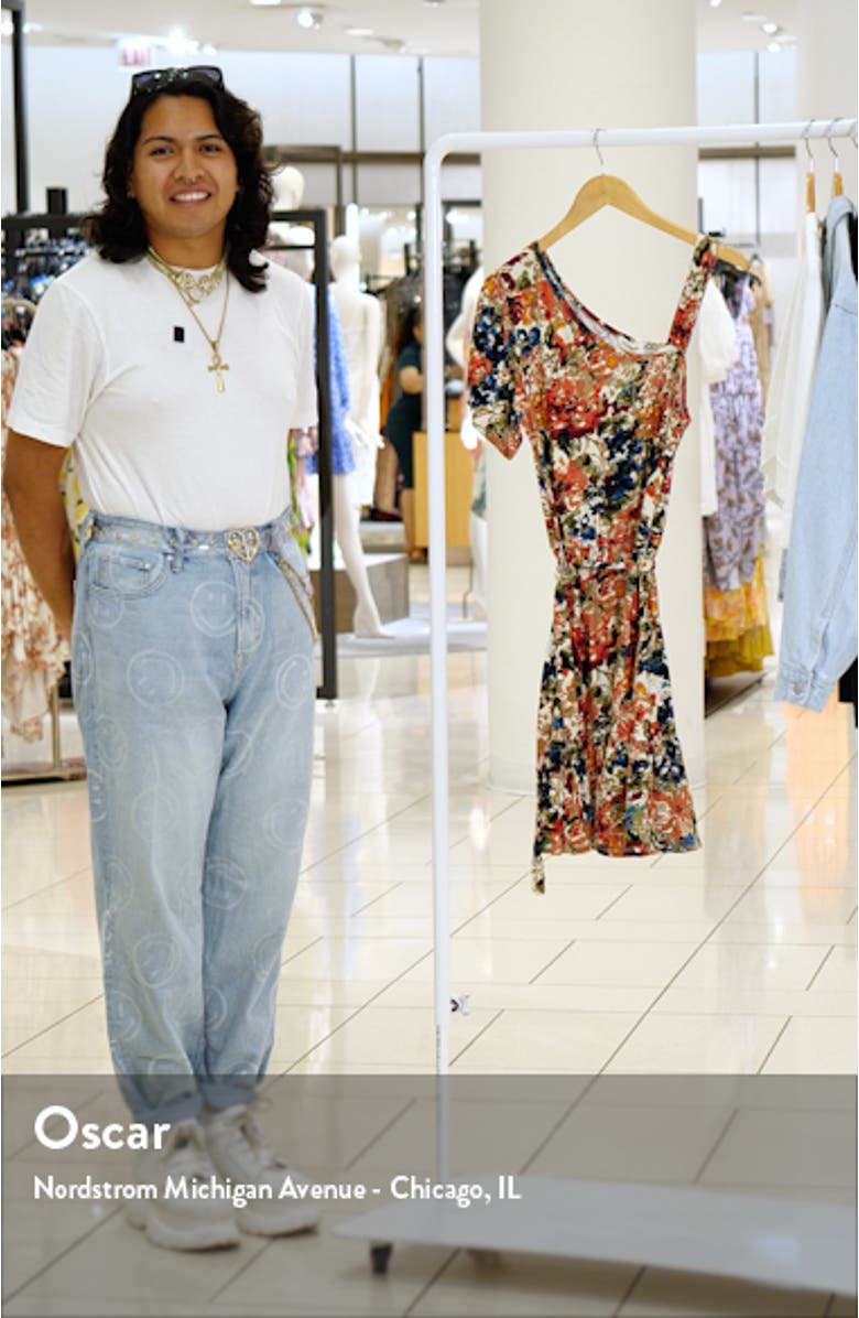 Flounce Hem One-Shoulder Dress, sales video thumbnail