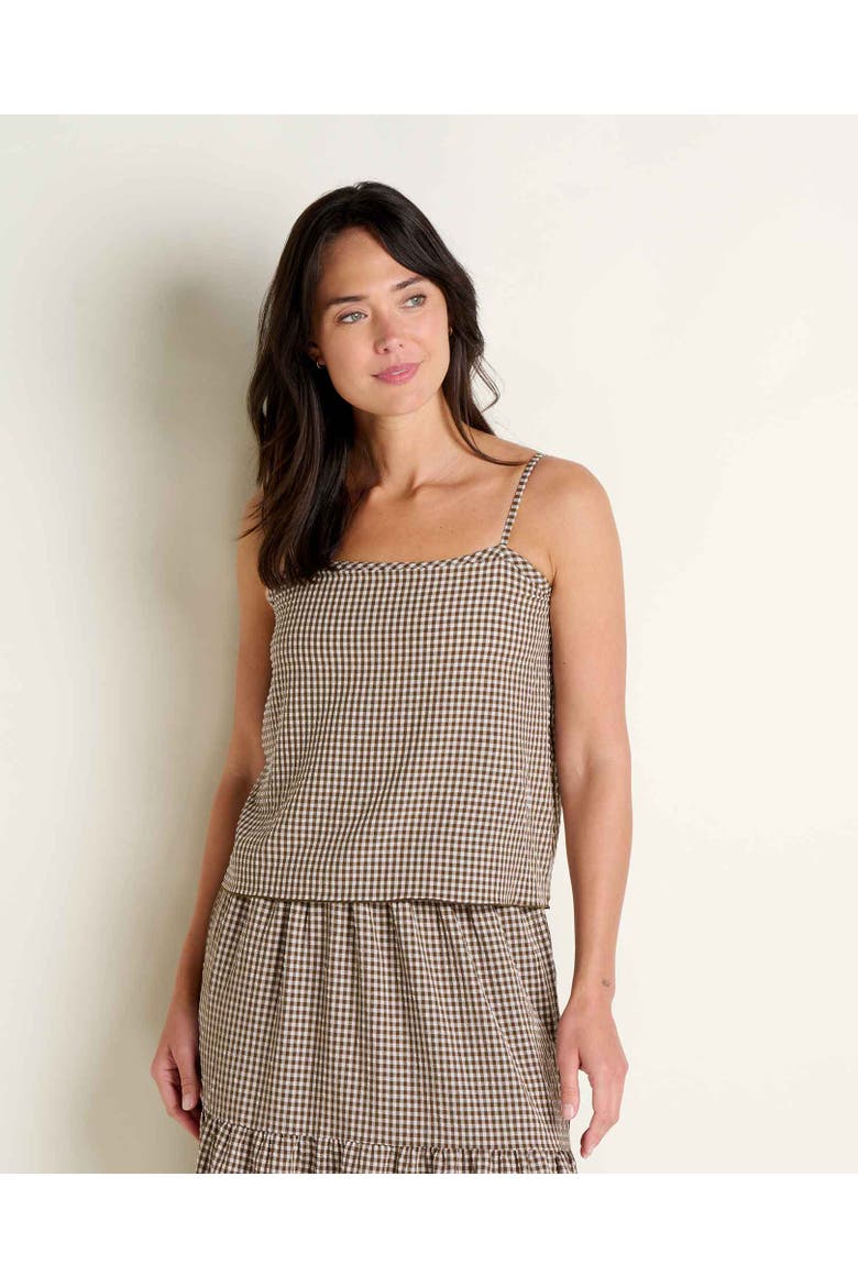 Sunkissed Strappy Tank, Main, color, Almond Pattern Texture