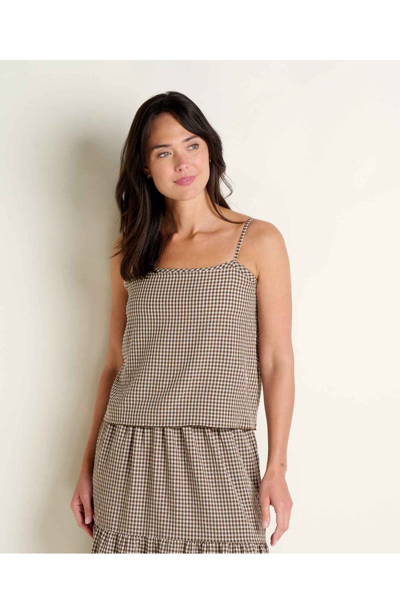 Toad & Co Sunkissed Strappy Tank, Main, color, Almond Pattern Texture