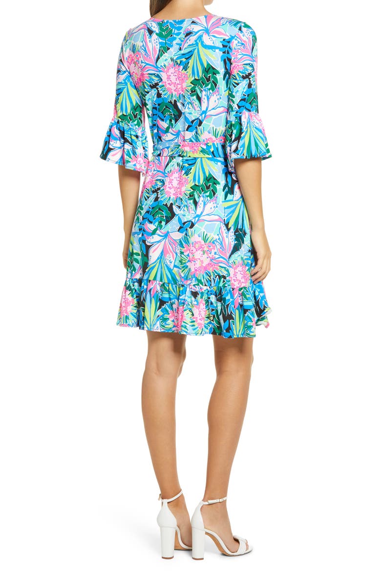 Kassi A-Line Dress, Alternate, color, ONYX YOU ME AND GIRAFFEE