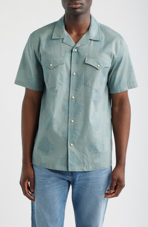 Short Sleeve Snap-Up Western Shirt