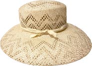 Binata Millinery Audrey Open Weave Straw Hat