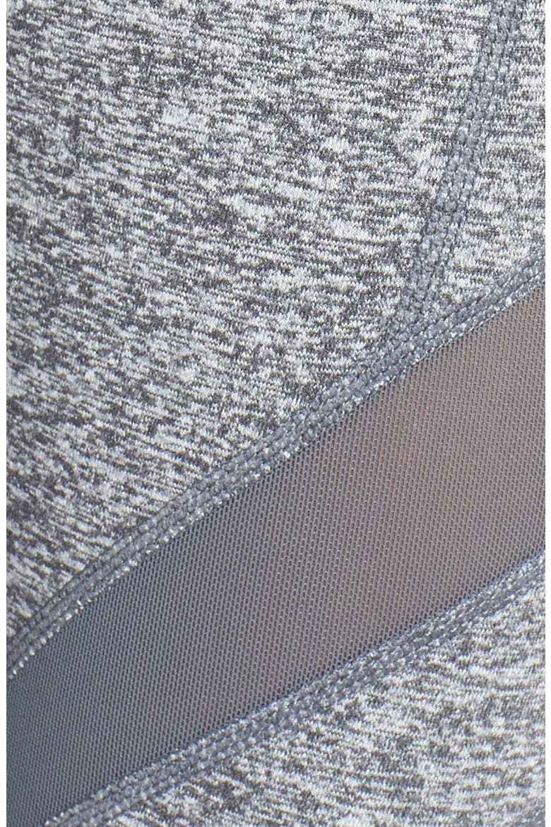 'Splice it Up' High Waist Leggings, Alternate, color, GREY GRAPHITE MELANGE