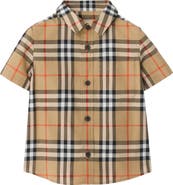 Burberry Check Cotton Oxford Shirt
