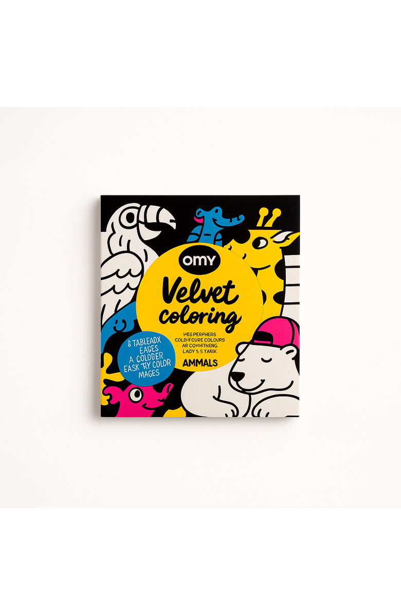 OMY Velvet coloring Kawaii, Main, color, Orange