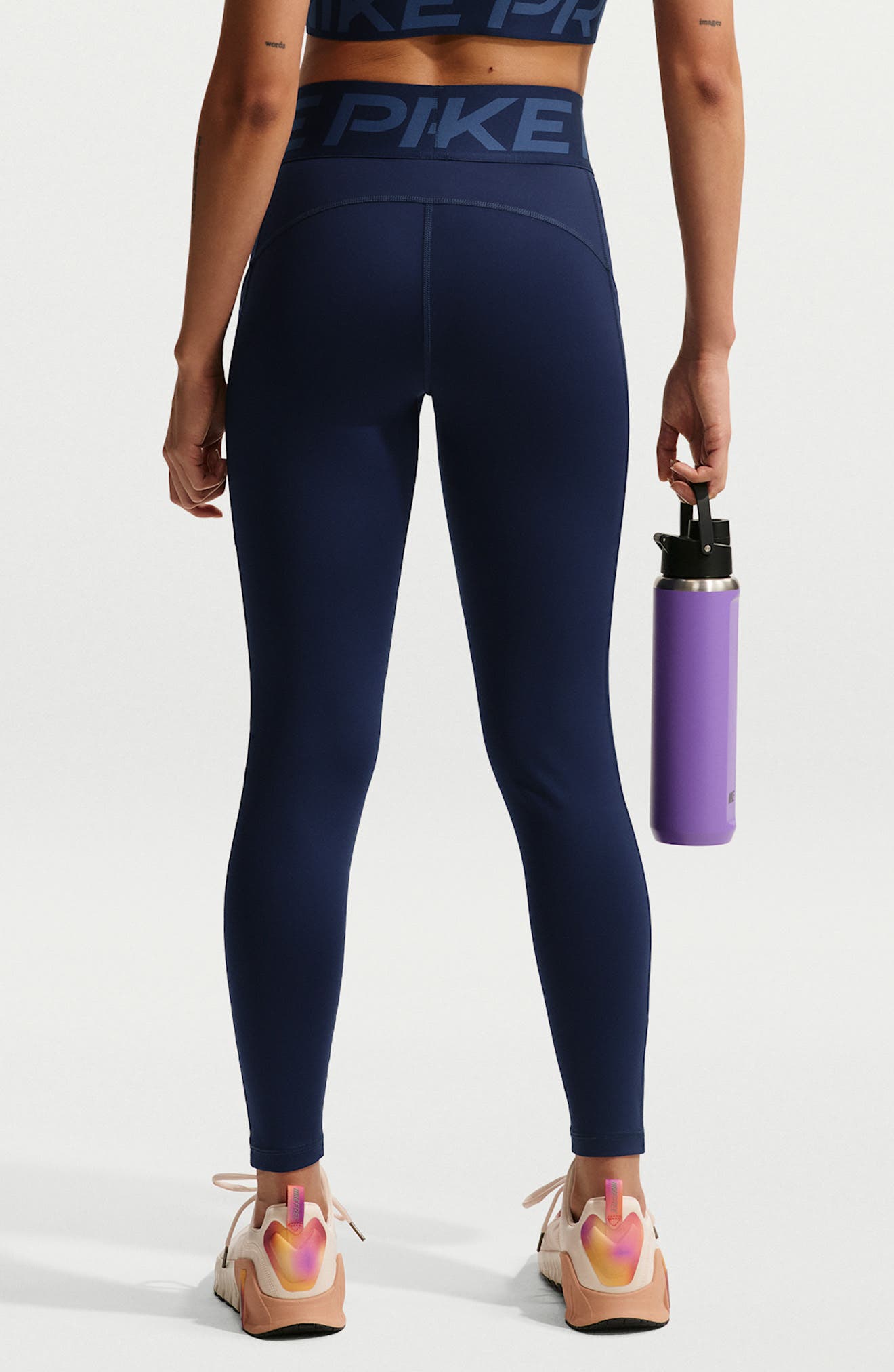 nike one luxe leggings navy