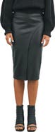 Marcella Nyssa Faux Leather Skirt