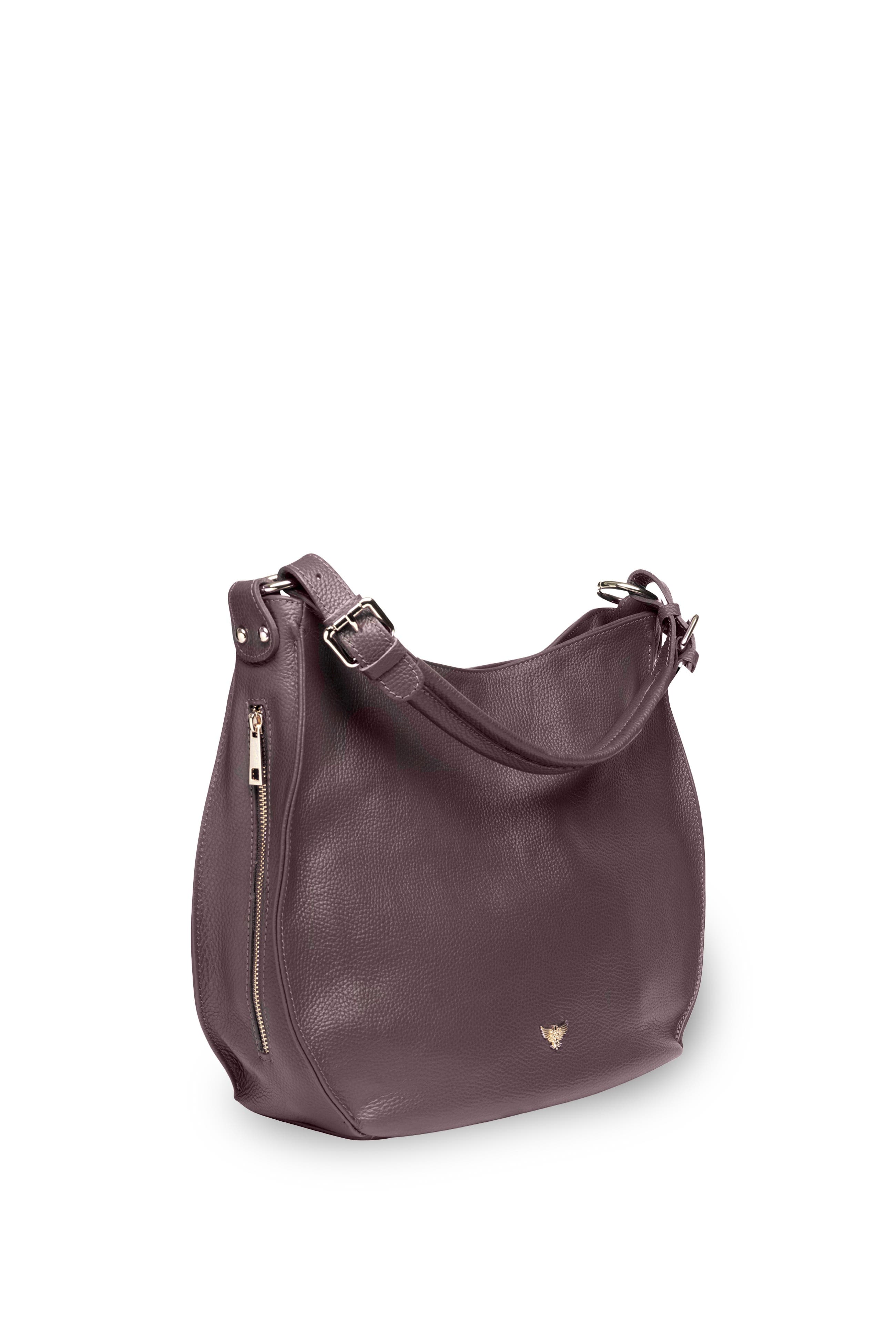 The Harriet Leather Bag, Alternate, color, Burgundy