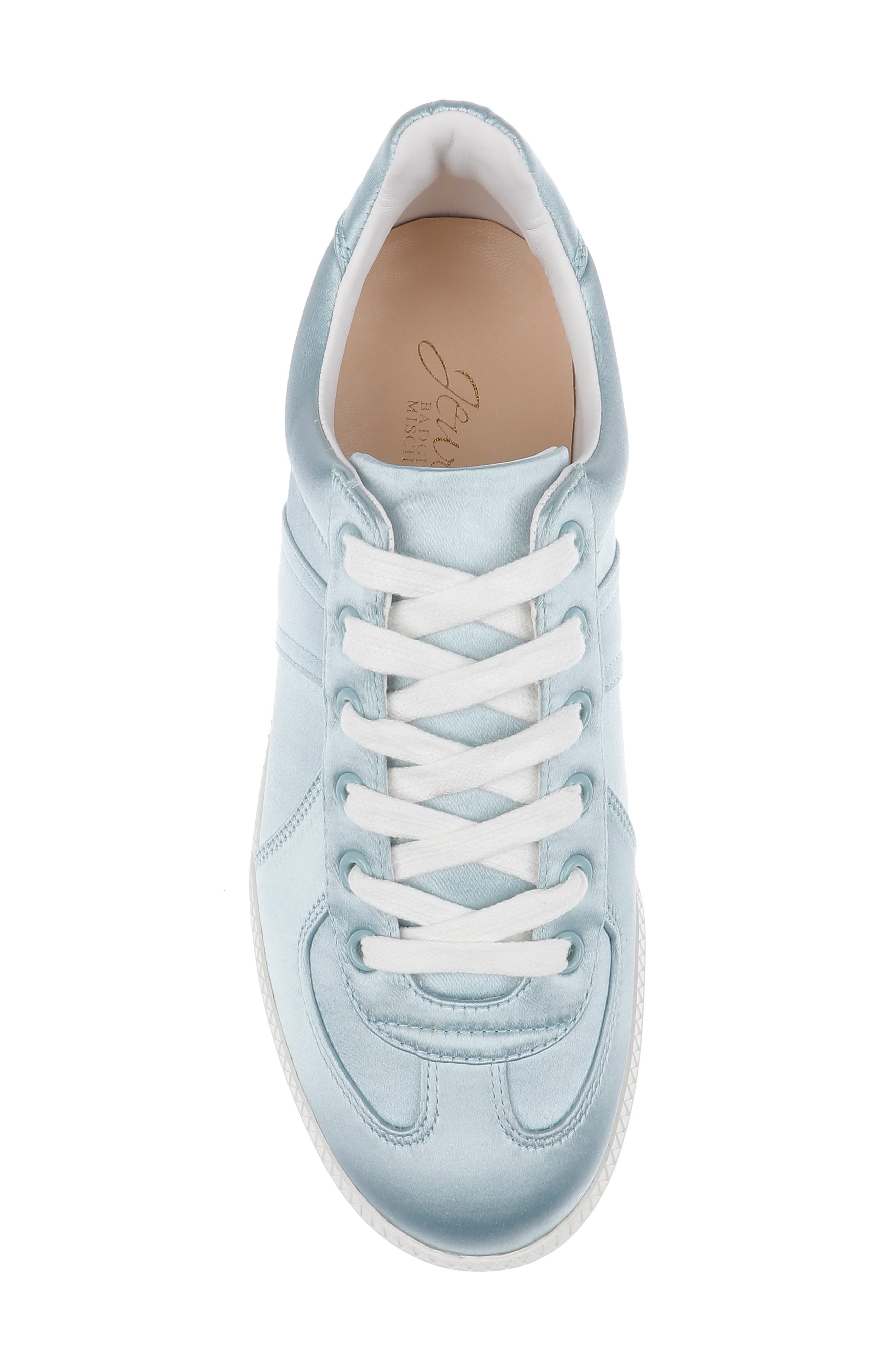 Imara Sneaker, Alternate, color, MIST BLUE SATIN