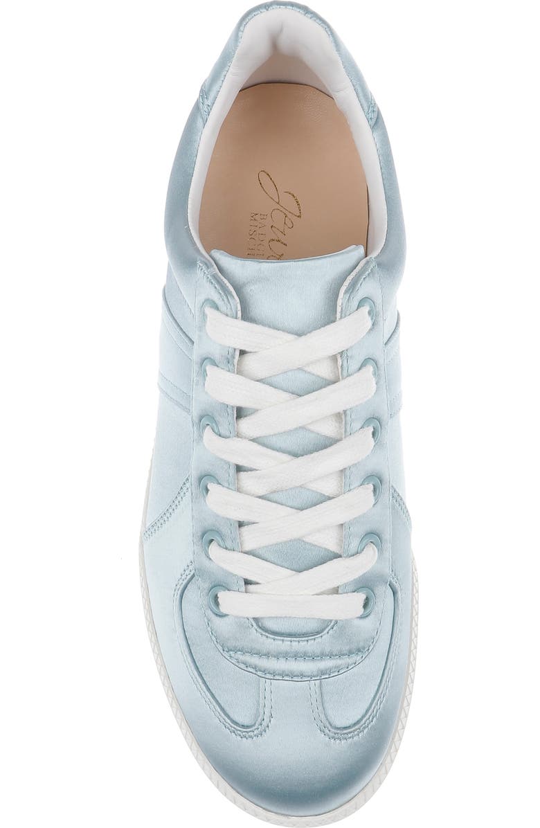 Jewel Badgley Mischka Imara Sneaker, Alternate, color, Mist Blue Satin