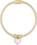 EYE CANDY LOS ANGELES Sena Heart Charm Braclet
