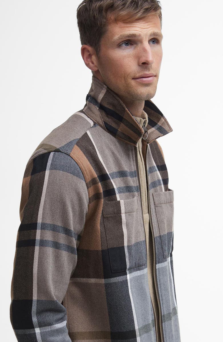 Barbour Lannich Tartan Zip Overshirt, Alternate, color, 