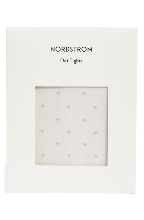 Nordstrom Polka Dots Tights In Gray