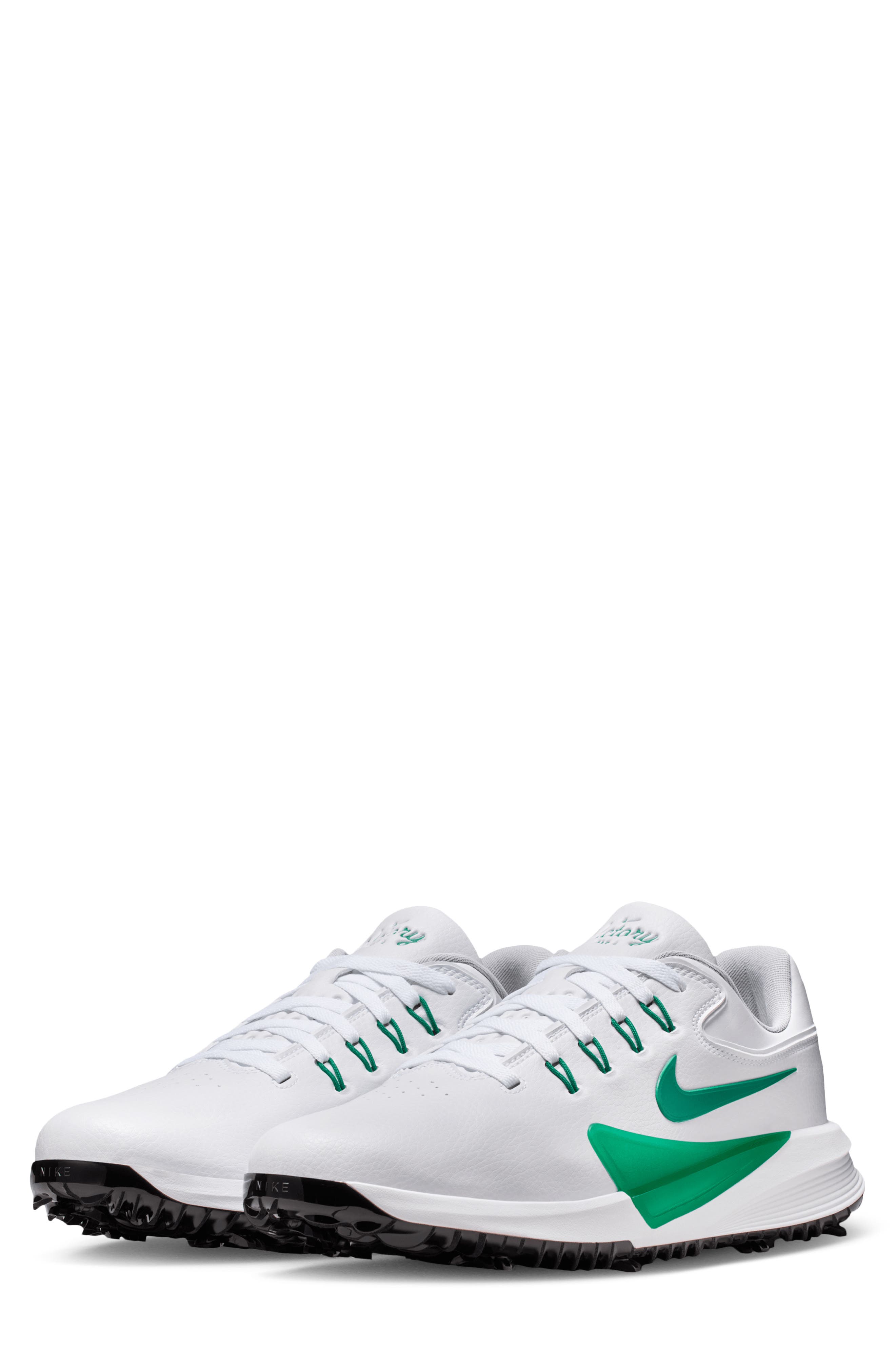 Victory Pro 4 Golf Shoe, Main, color, WHITE/ BLACK/ MALACHITE