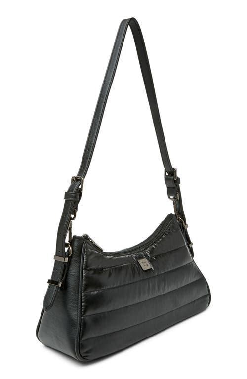 Think Royln Cosmopolitan Quilted Shoulder Bag In Black
