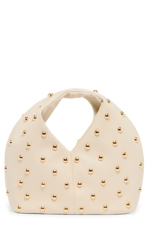 Dahlia Studded Faux Leather Handbag