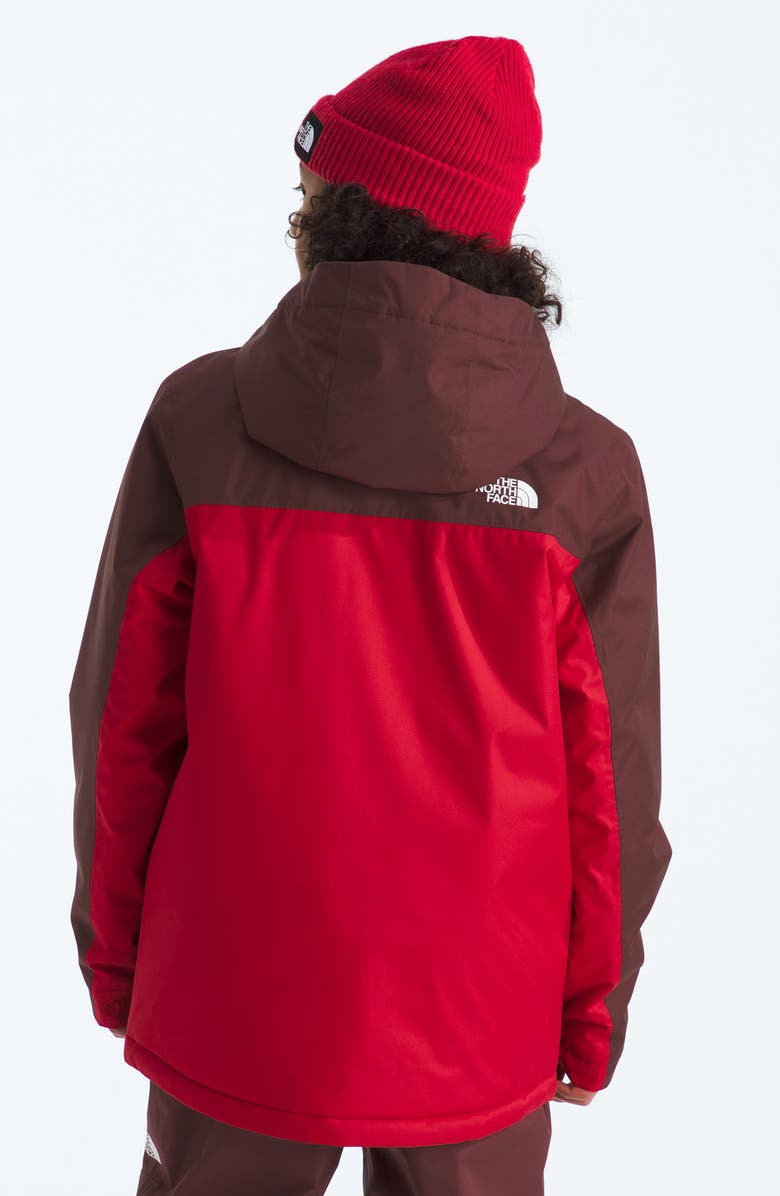 The North Face Kids' Freedom Waterproof Insulated Recycled Polyester Jacket, Alternate, color, Sumac/ Tnf Red