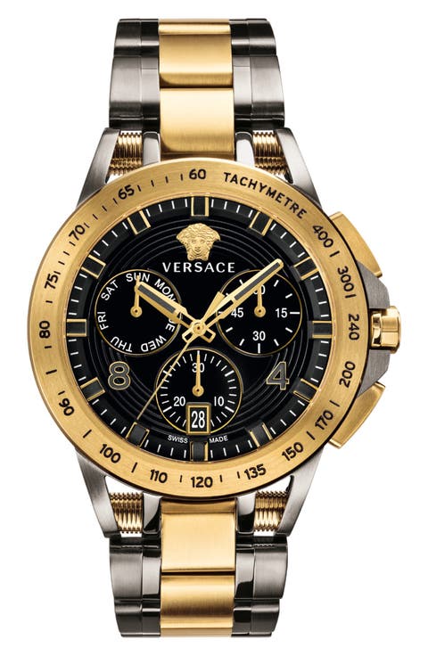 Sport Tech Chronograph Bracelet Watch, 45mm
