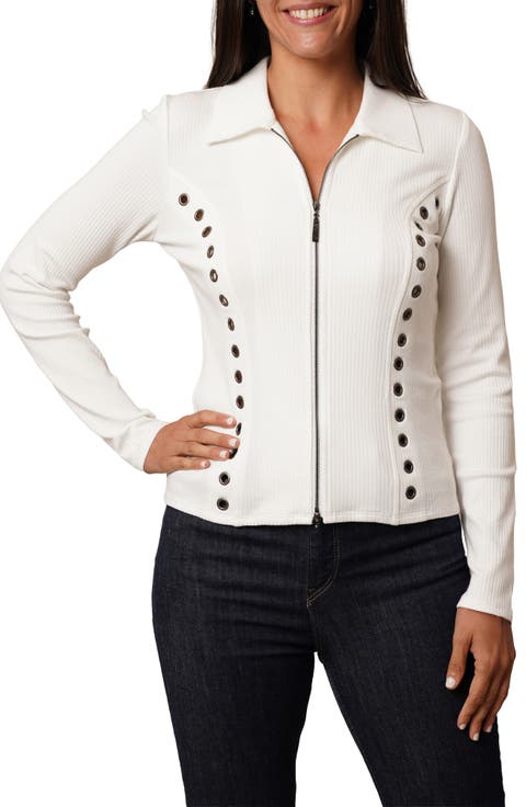 Grommet Trim Rib Top