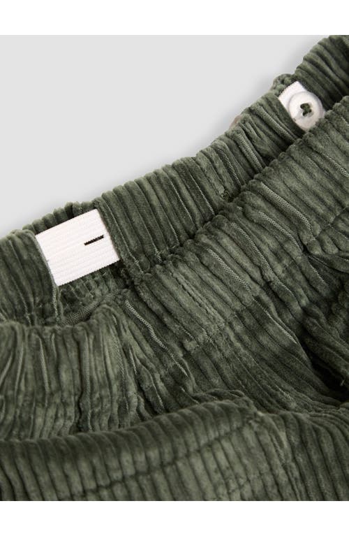Jojo Maman Bébé Jojo Maman Bebe Cotton Corduroy Drawstring Pants In Gray