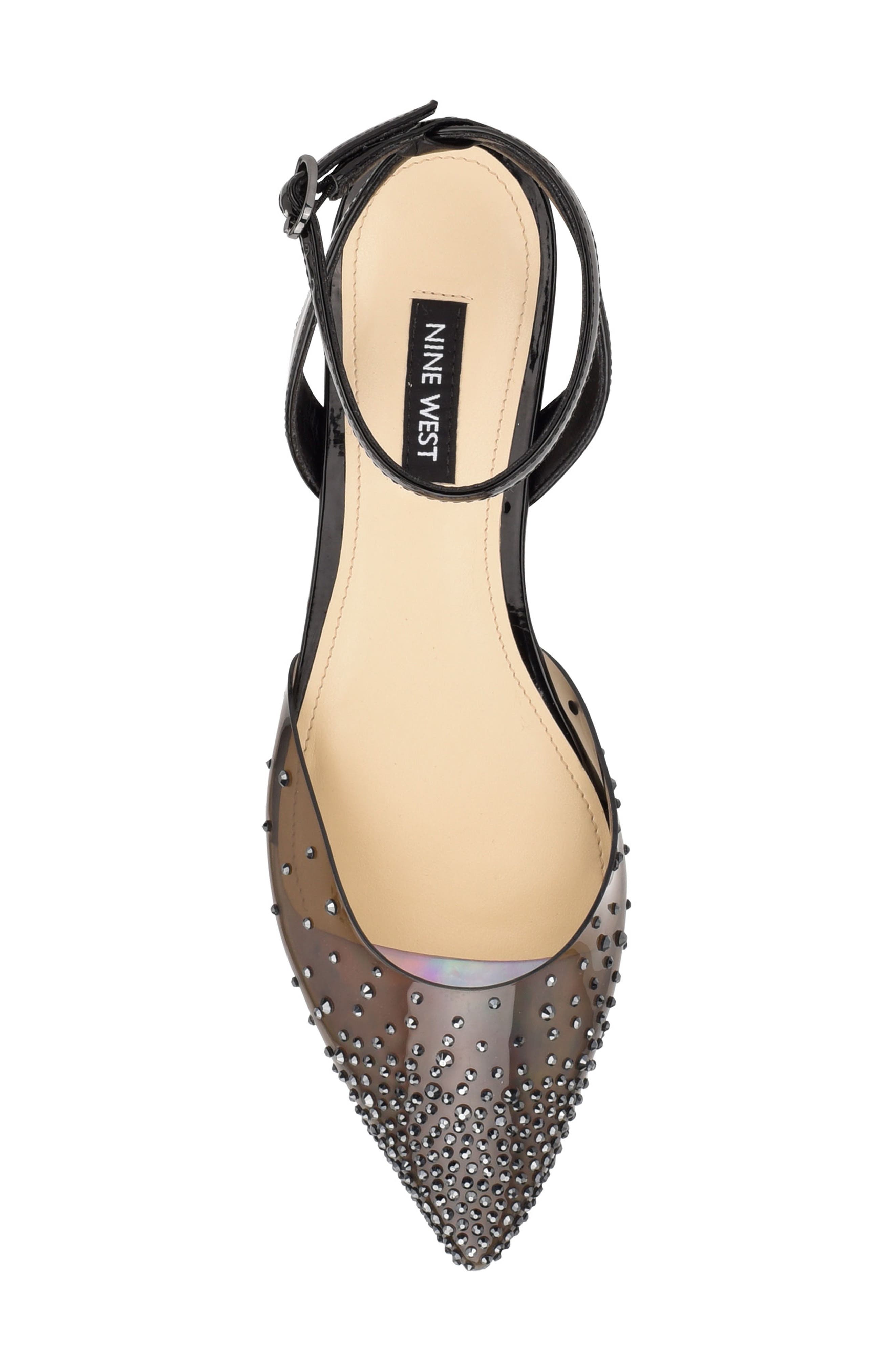 Nine West Briya Ankle Strap Flat, Alternate, color, 