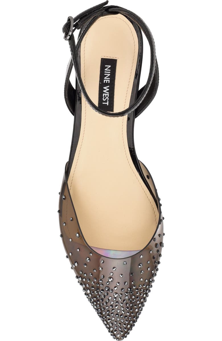 Nine West Briya Ankle Strap Flat, Alternate, color,