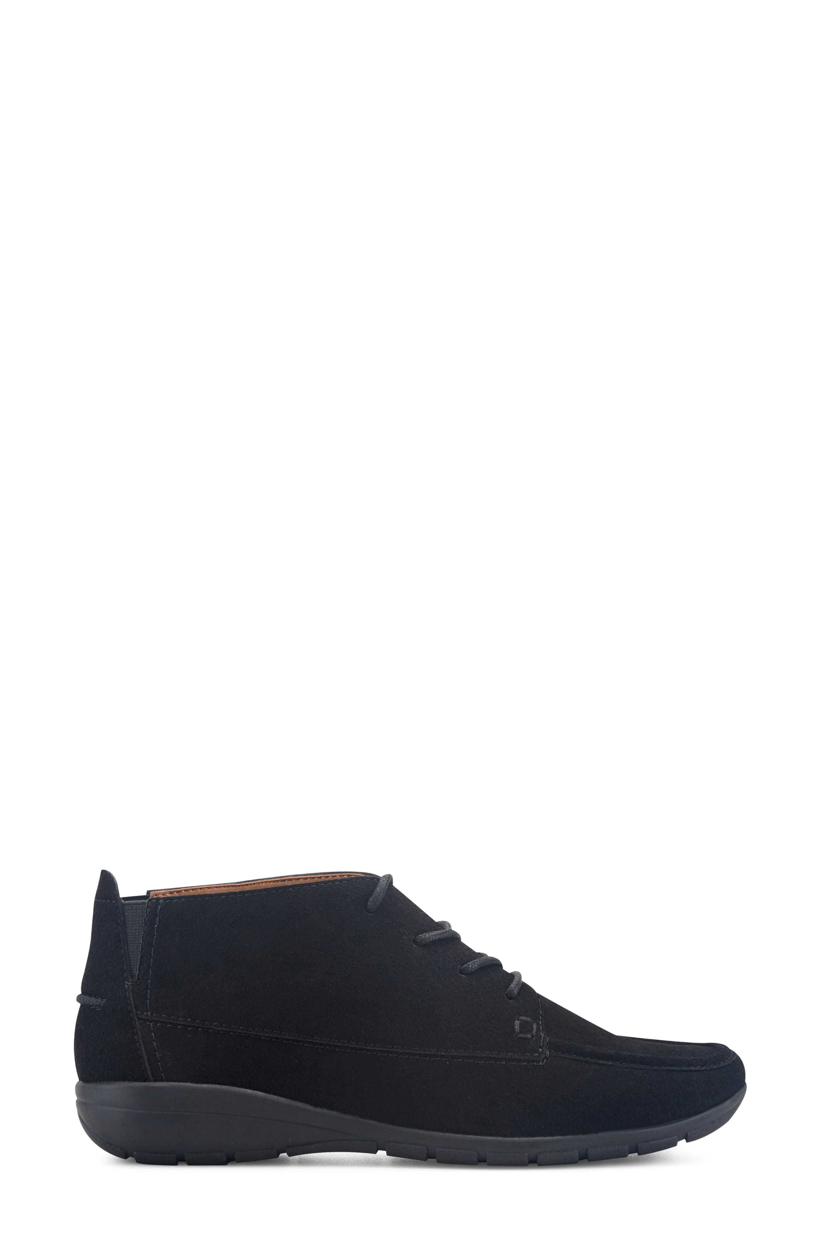 Adagio Faux Suede Bootie, Alternate, color, BLACK