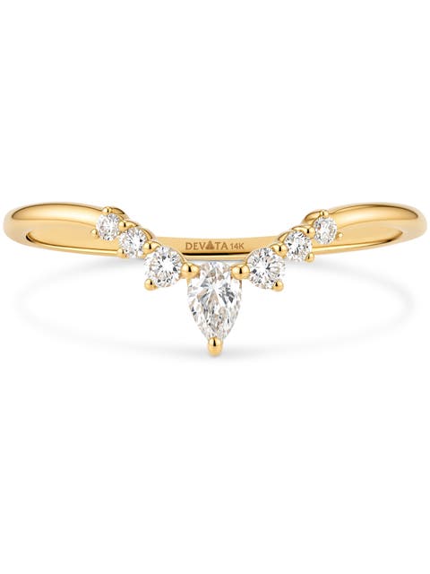 Tiara Lab Grown Diamond Ring in 14K Gold