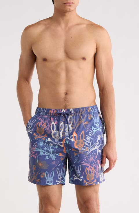 Santino Print Swim Shorts