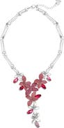 GUESS Crystal Flower Y-Necklace