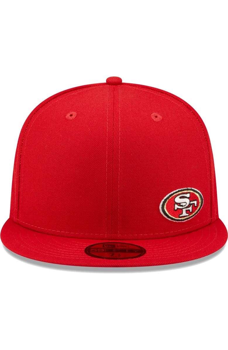 New Era Men's New Era Scarlet San Francisco 49ers Flawless 59FIFTY Fitted Hat, Alternate, color, Scarlet