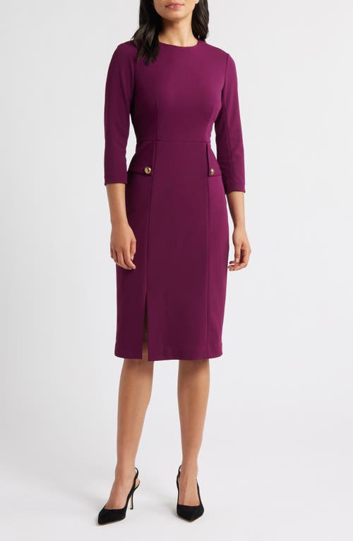 Eliza J Pocket Detail Sheath Dress