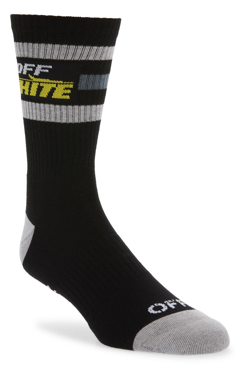 Off-White Logo Sport Crew Socks, Main, color,