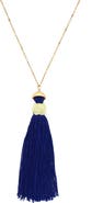 OLIVIA WELLES Anissa Tassel Pendant Necklace