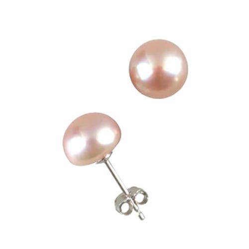 Hollywood Sensation Pearl Earrings-pearl Stud Earrings-champagne Pearl Earrings In Champagne