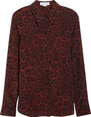 Stella McCartney Iconic Leopard Print Button-Up Shirt