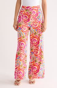 SUGARLIPS Nomi Floral Elena Wide Leg Pants
